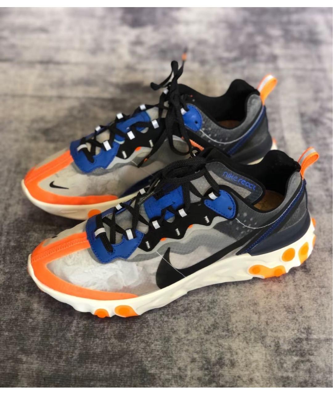 NIKE Оранжевое низкие кроссовки / кеды, фото 7