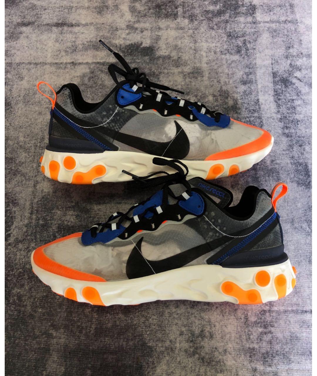 NIKE Оранжевое низкие кроссовки / кеды, фото 6