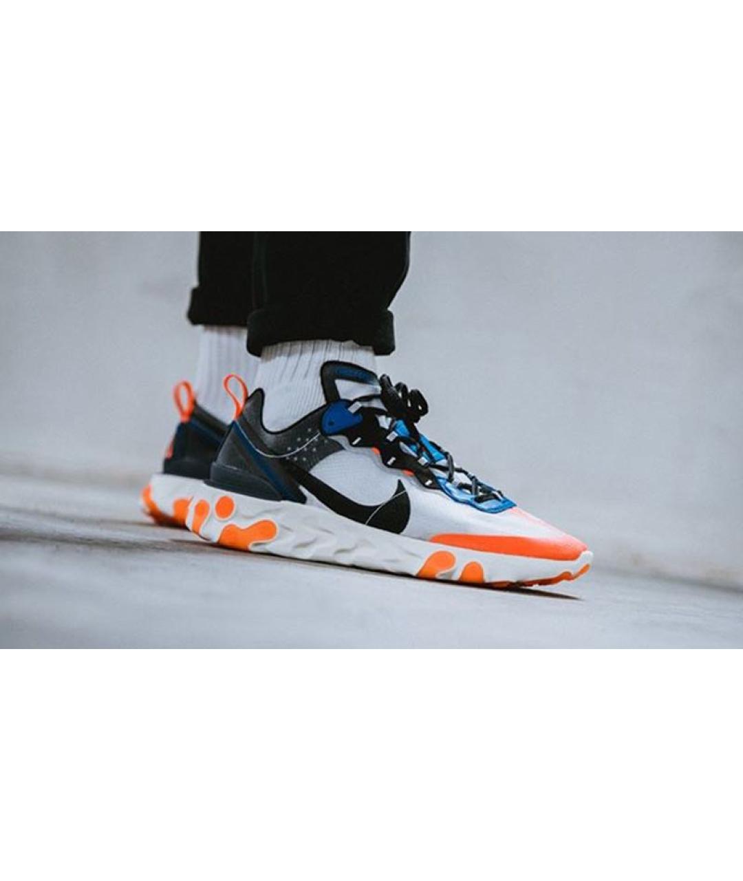 NIKE Оранжевое низкие кроссовки / кеды, фото 5