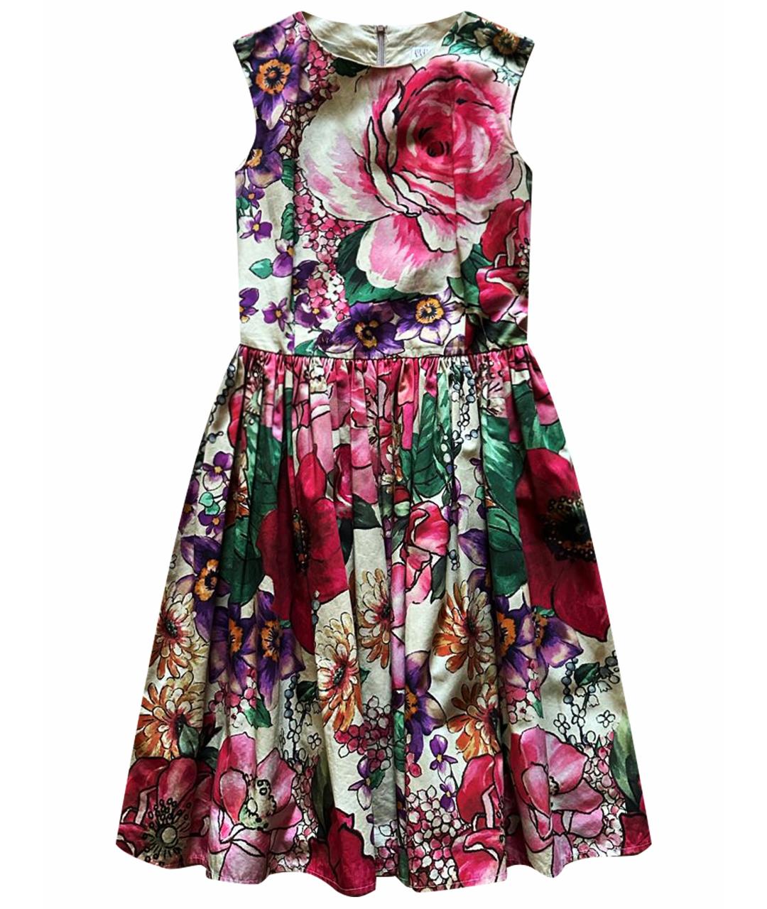 RED VALENTINO Мульти хлопковое повседневное платье, фото 1