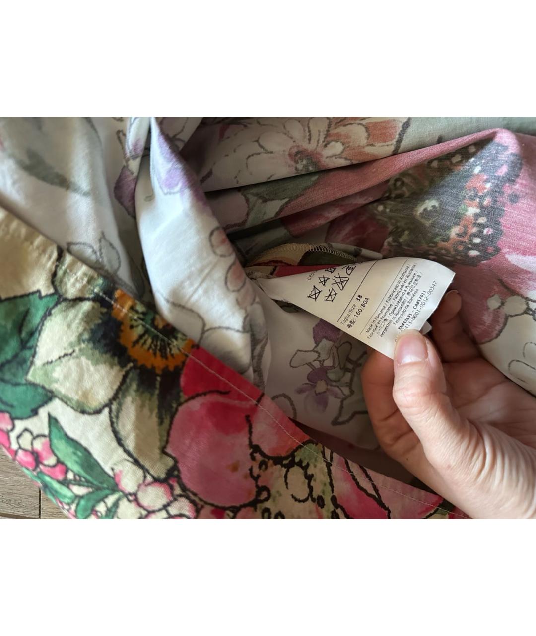 RED VALENTINO Мульти хлопковое повседневное платье, фото 5