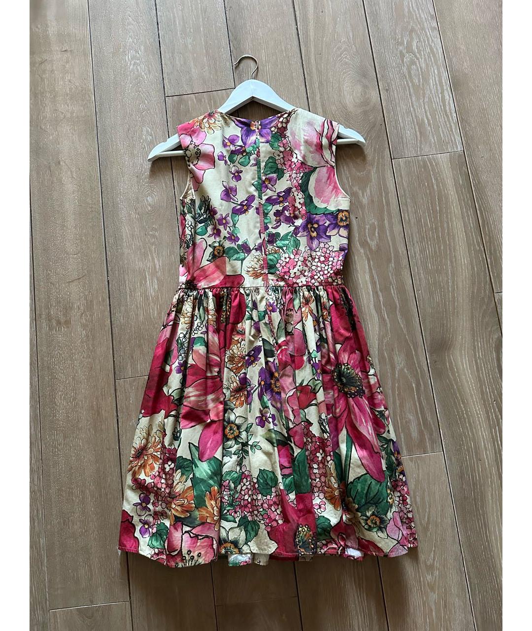 RED VALENTINO Мульти хлопковое повседневное платье, фото 2