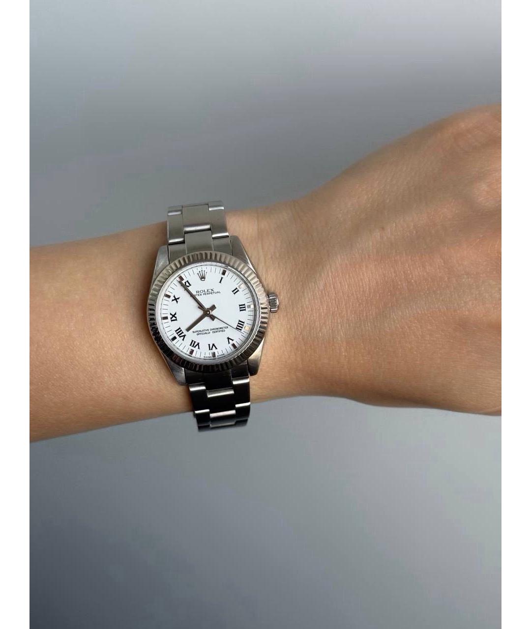 ROLEX Серебряные часы, фото 5