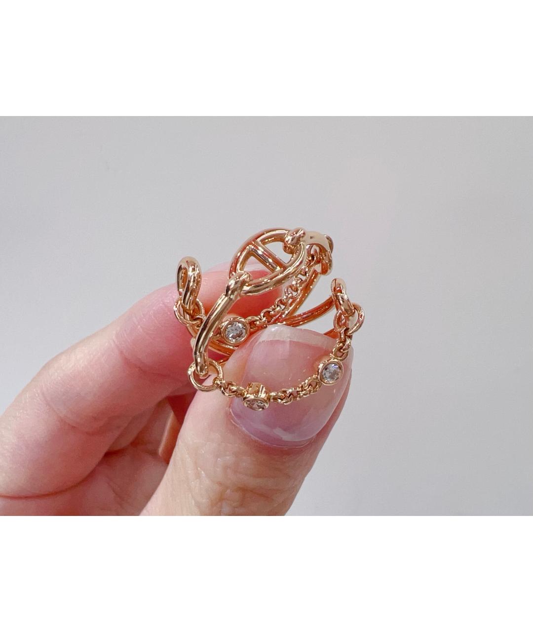 HERMES Золотое кольцо из розового золота, фото 5