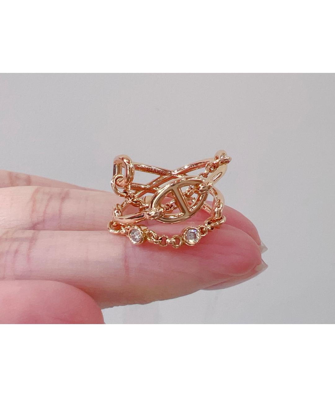 HERMES Золотое кольцо из розового золота, фото 2