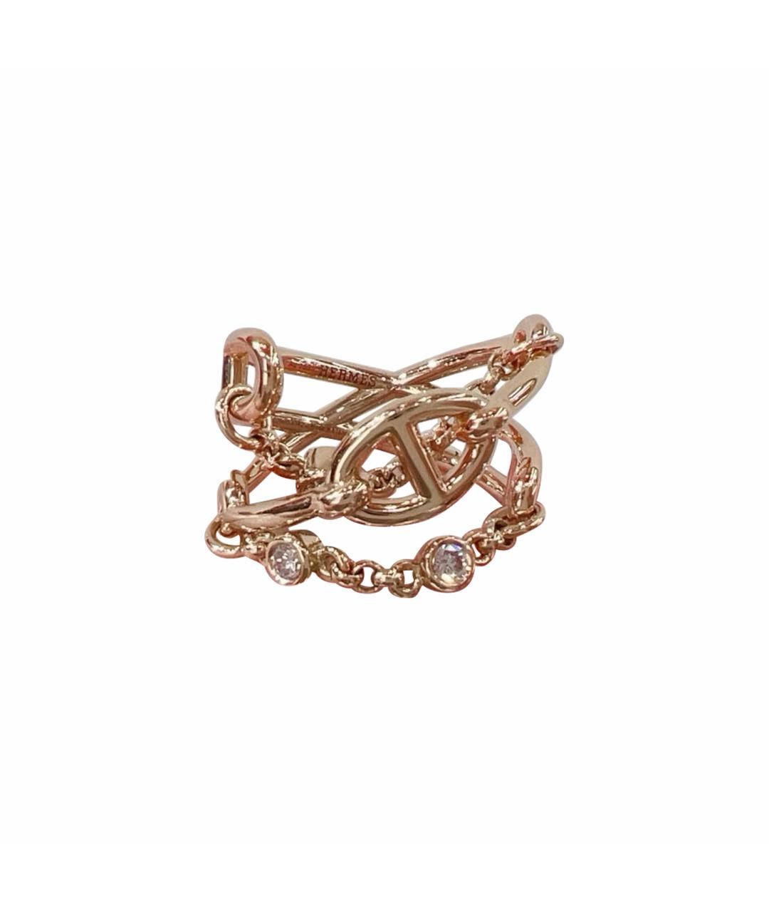 HERMES Золотое кольцо из розового золота, фото 1