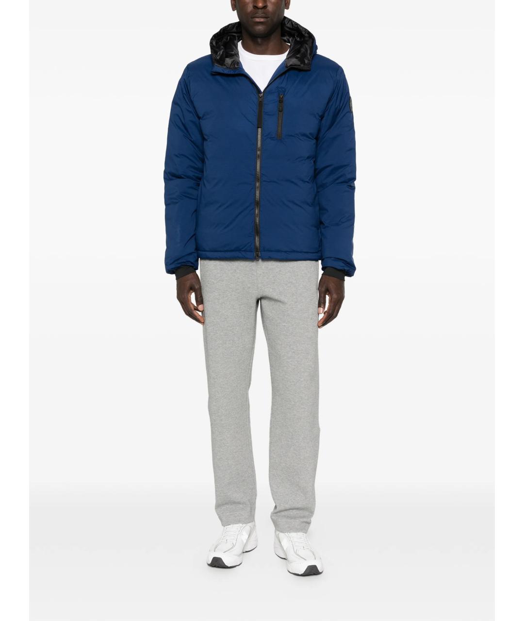 CANADA GOOSE Синяя полиамидовая куртка, фото 2