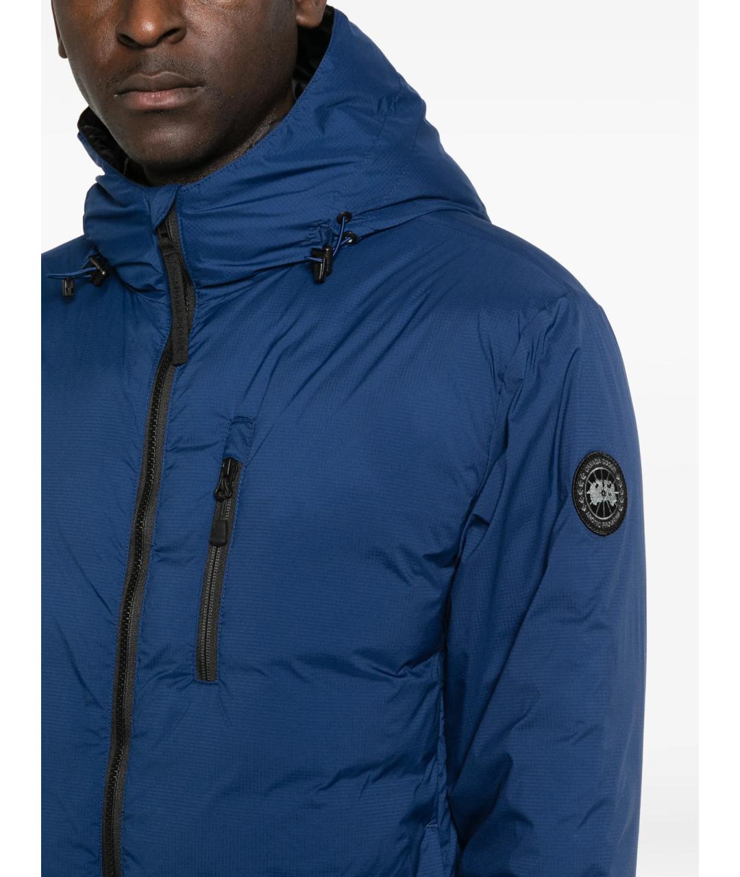 CANADA GOOSE Синяя полиамидовая куртка, фото 5