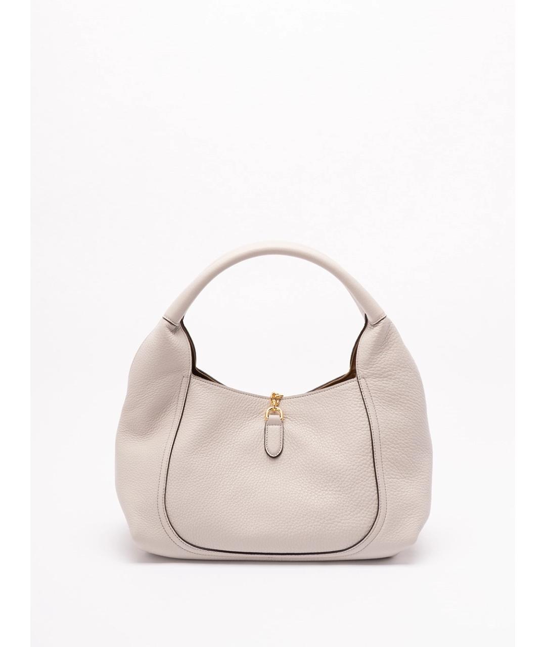 GUCCI Бежевая кожаная сумка через плечо, фото 2