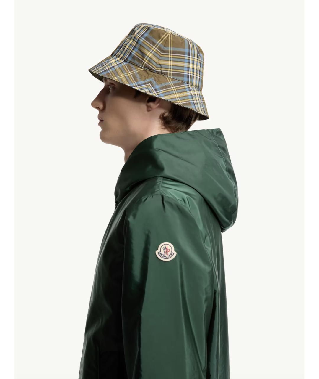 MONCLER Зеленая полиамидовая куртка, фото 4