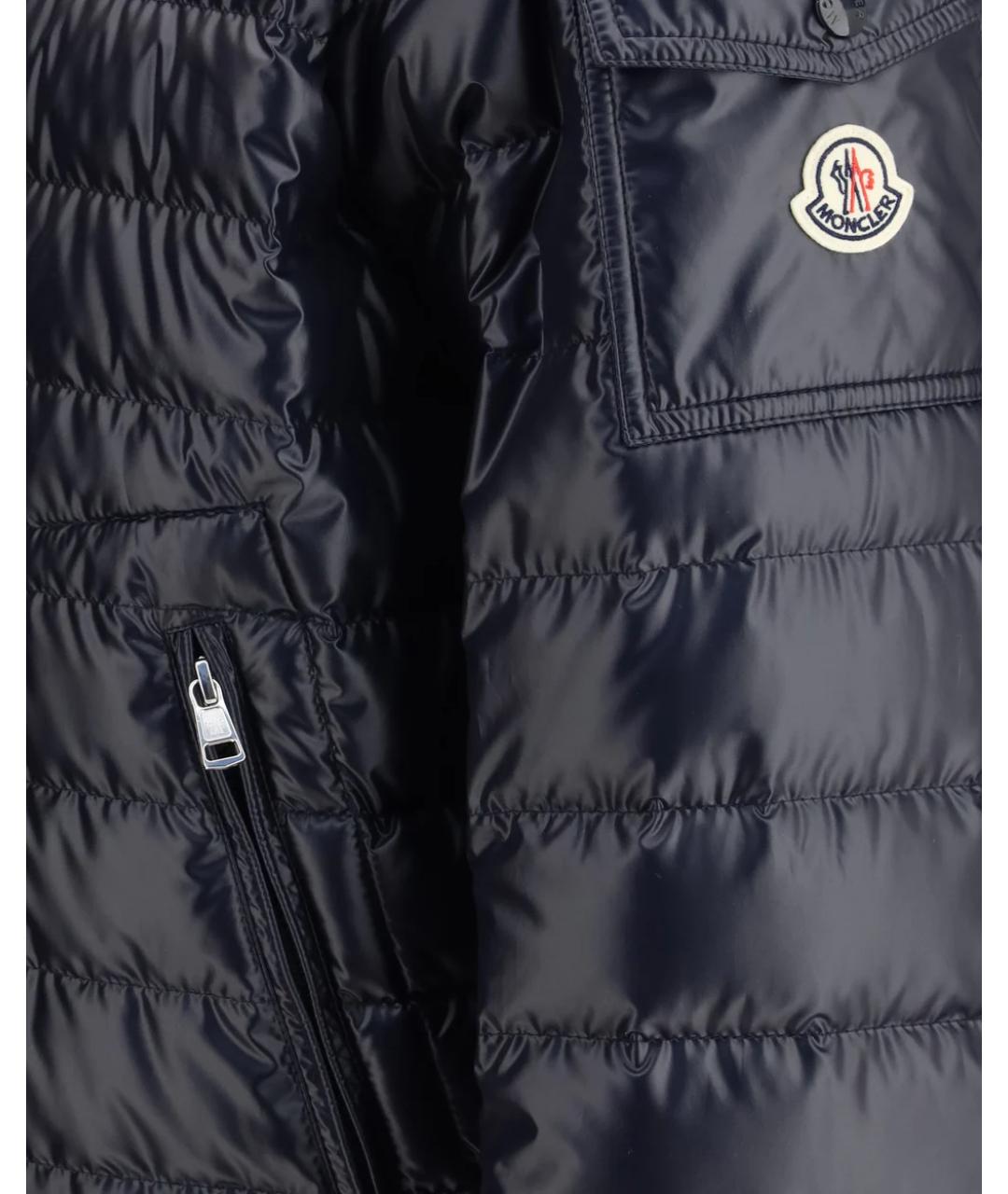 MONCLER Темно-синяя куртка, фото 3