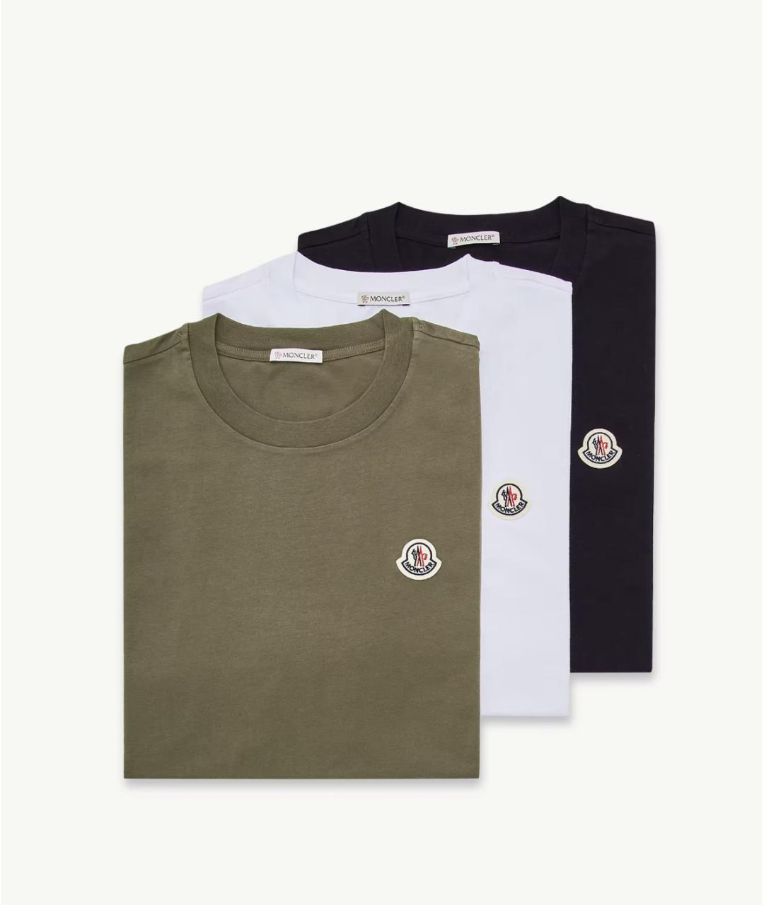 MONCLER Мульти хлопковая футболка, фото 6