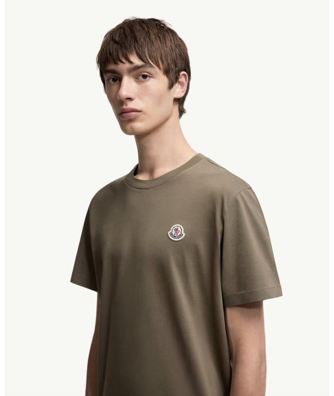 MONCLER Мульти хлопковая футболка, фото 2