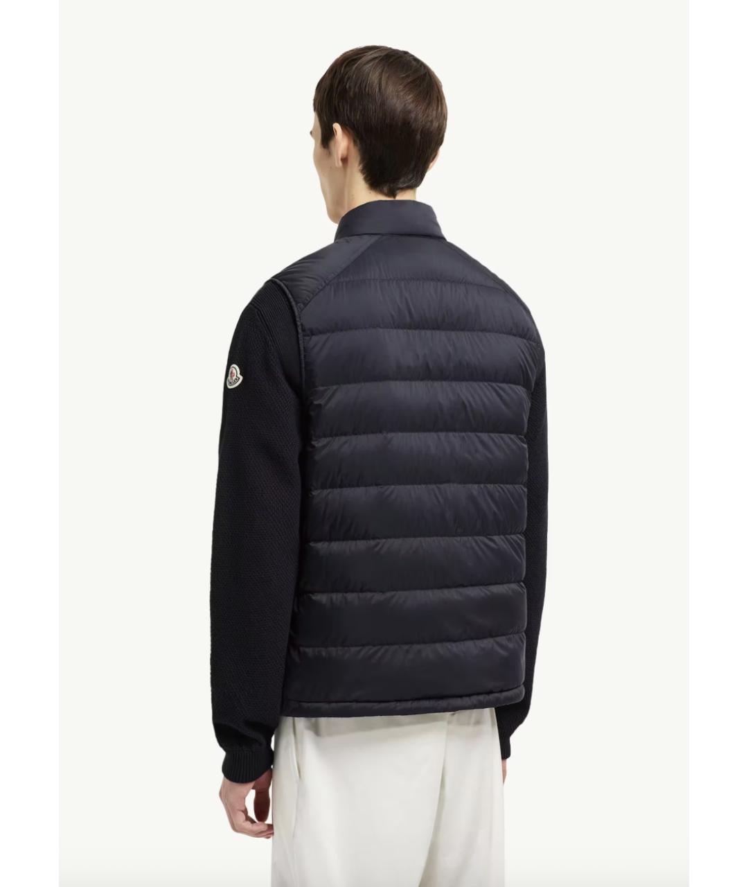 MONCLER Темно-синий жилет, фото 3