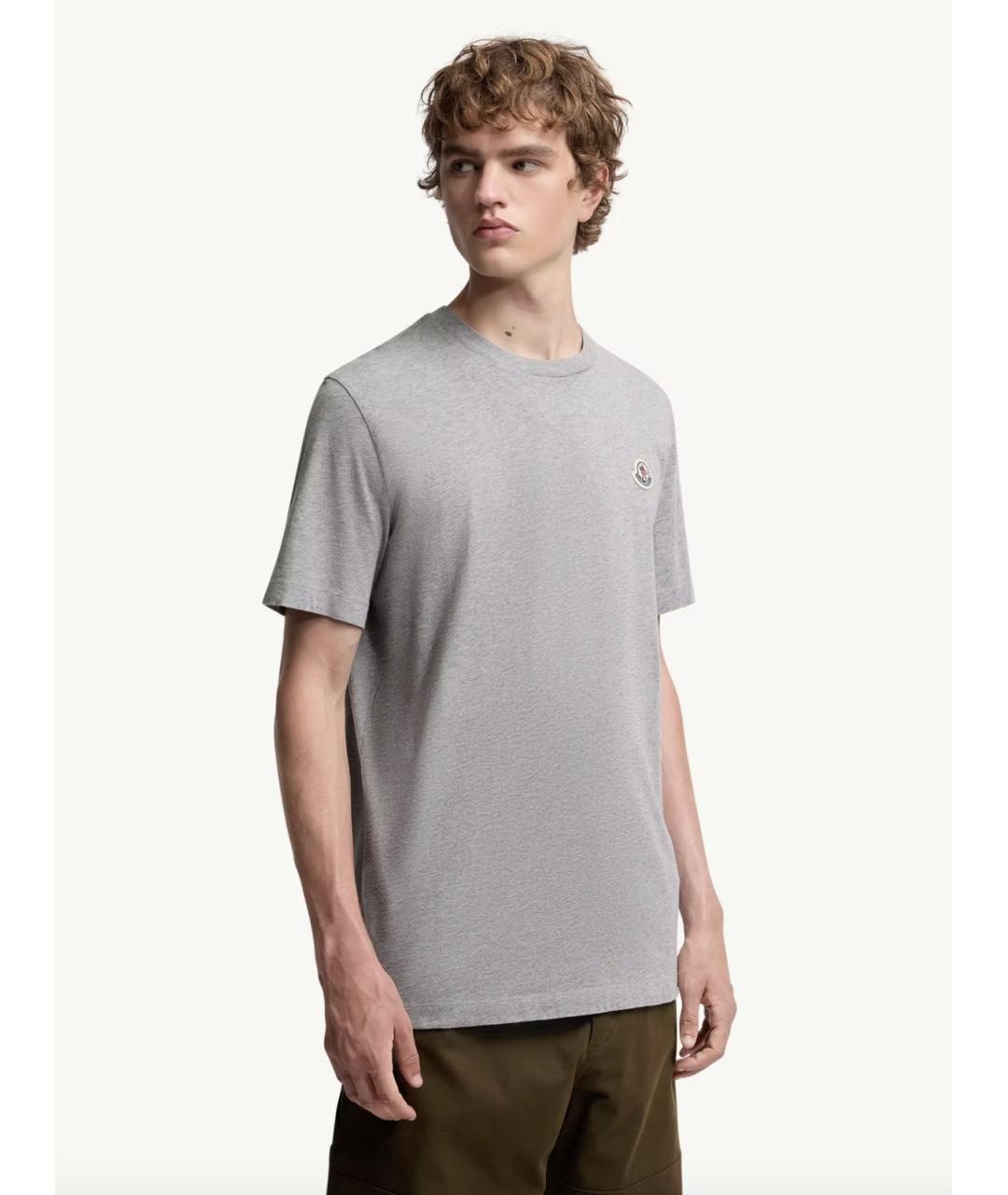 MONCLER Мульти хлопковая футболка, фото 3