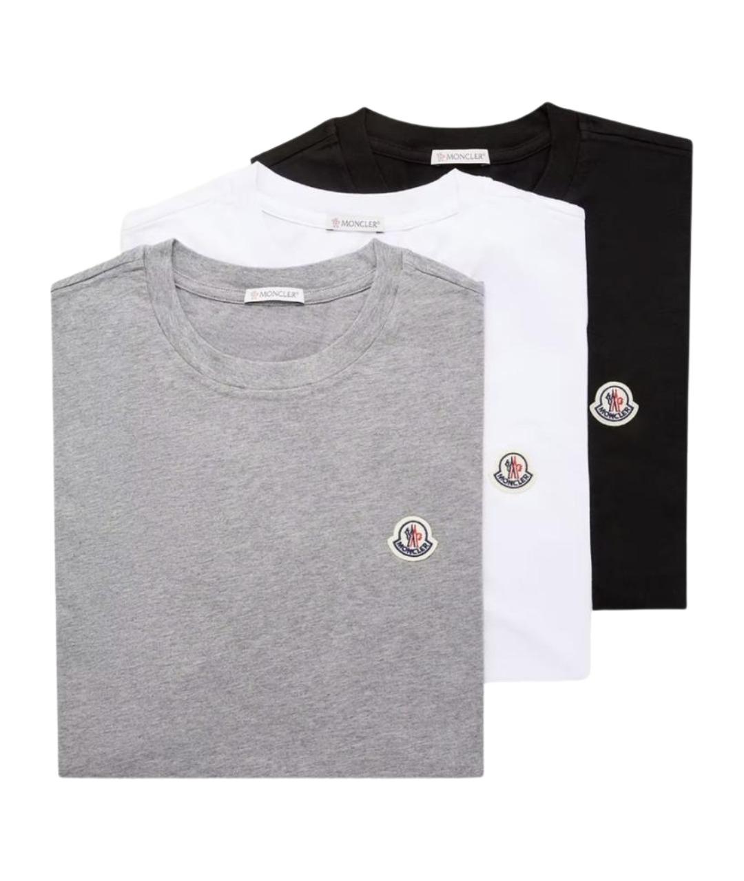 MONCLER Мульти хлопковая футболка, фото 1