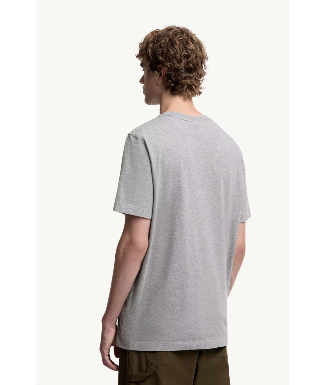 MONCLER Мульти хлопковая футболка, фото 4