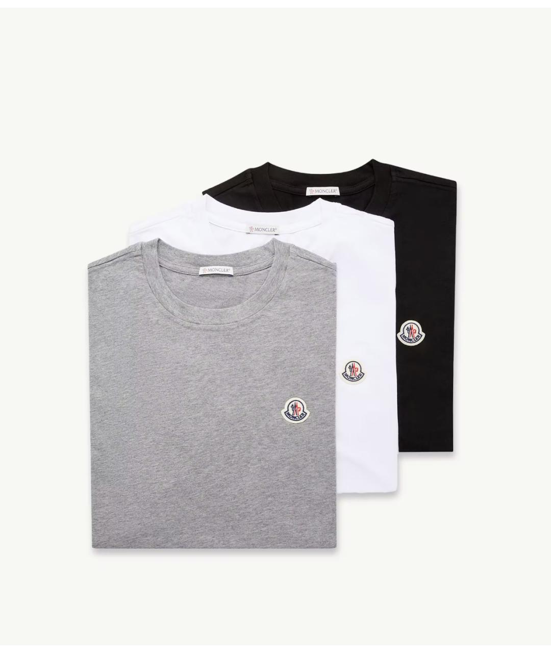 MONCLER Мульти хлопковая футболка, фото 5