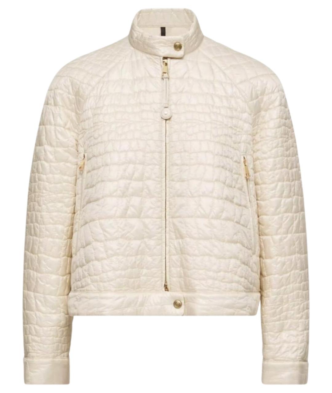 MONCLER Бежевая полиамидовая куртка, фото 1