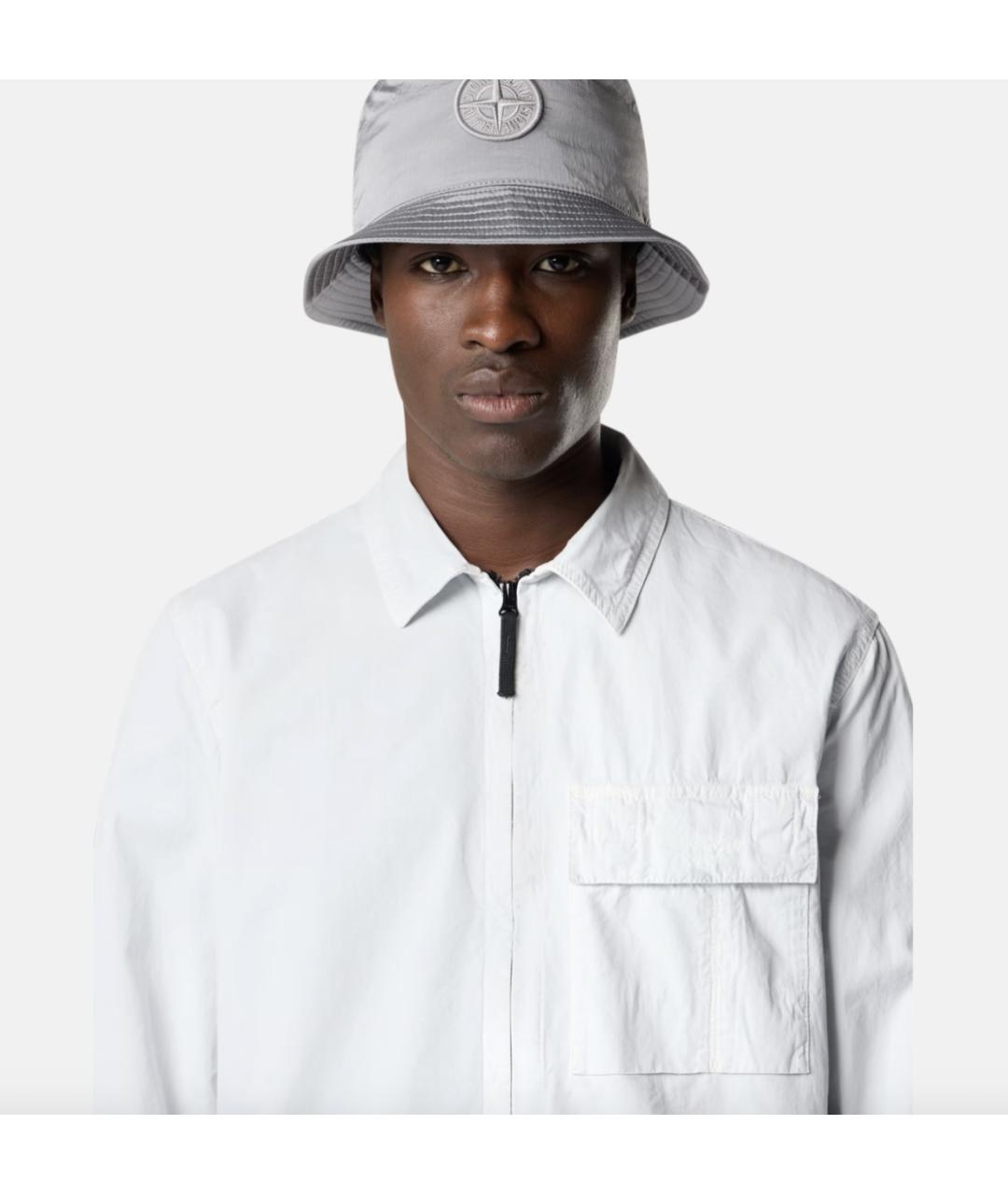 STONE ISLAND Голубая хлопковая куртка, фото 4