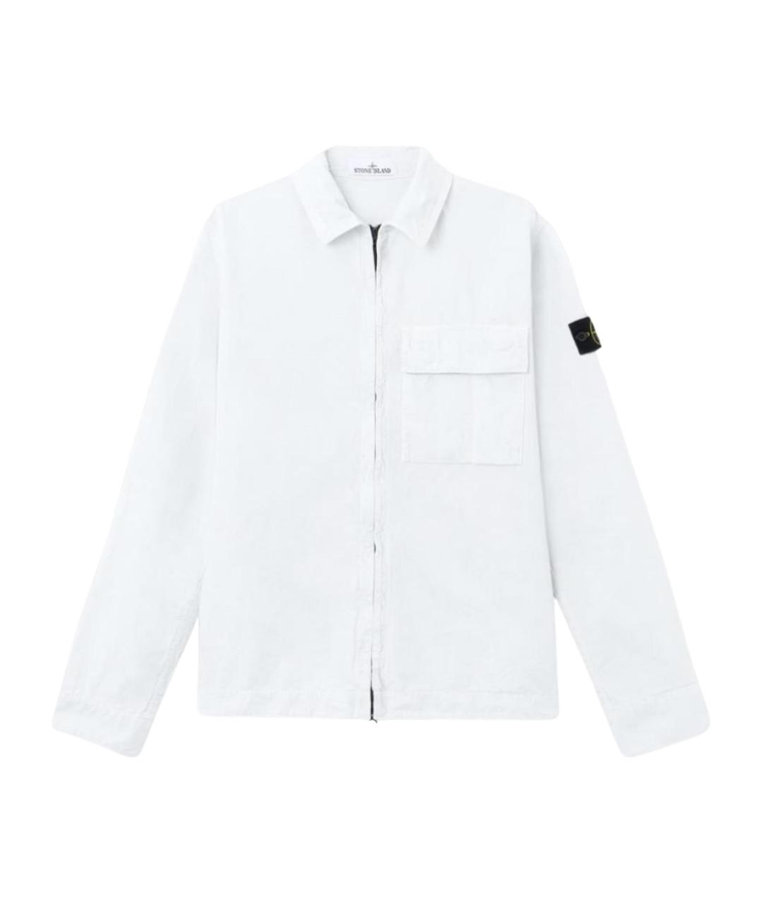 STONE ISLAND Голубая хлопковая куртка, фото 1