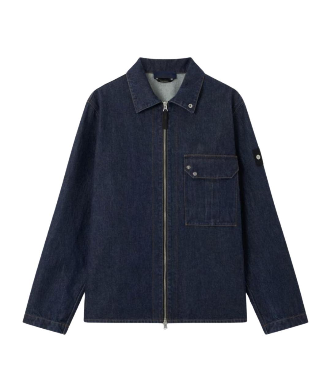 STONE ISLAND Синяя хлопковая куртка, фото 1