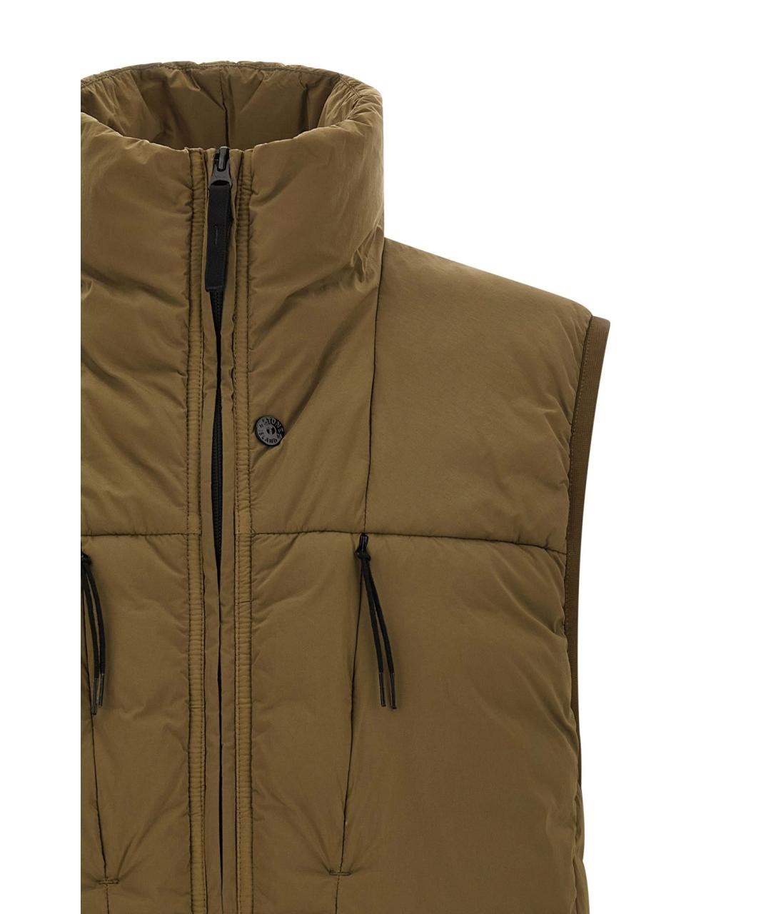 STONE ISLAND Хаки жилет, фото 3