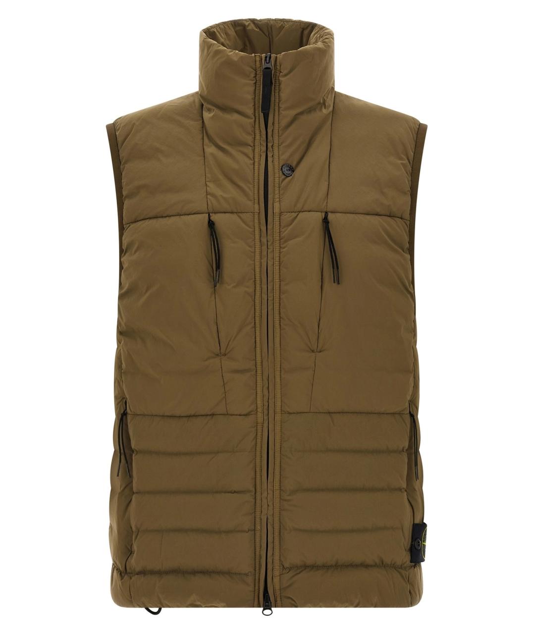 STONE ISLAND Хаки жилет, фото 1