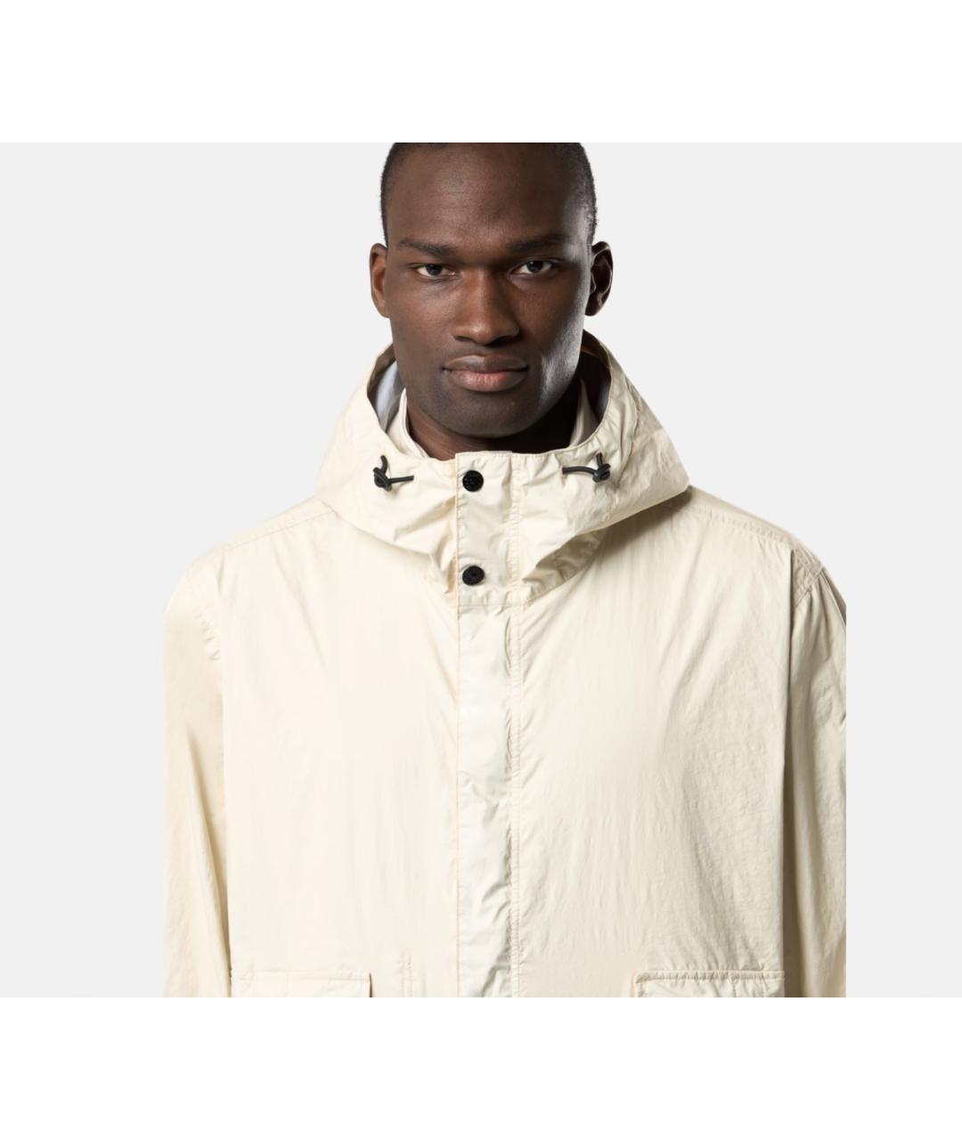 STONE ISLAND Белая полиамидовая парка, фото 4