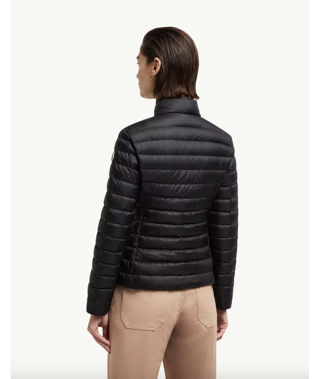 MONCLER Черная полиамидовая куртка, фото 5