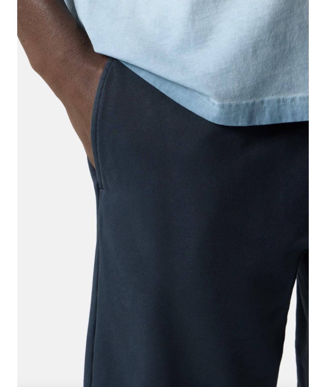 STONE ISLAND Синие хлопковые шорты, фото 3