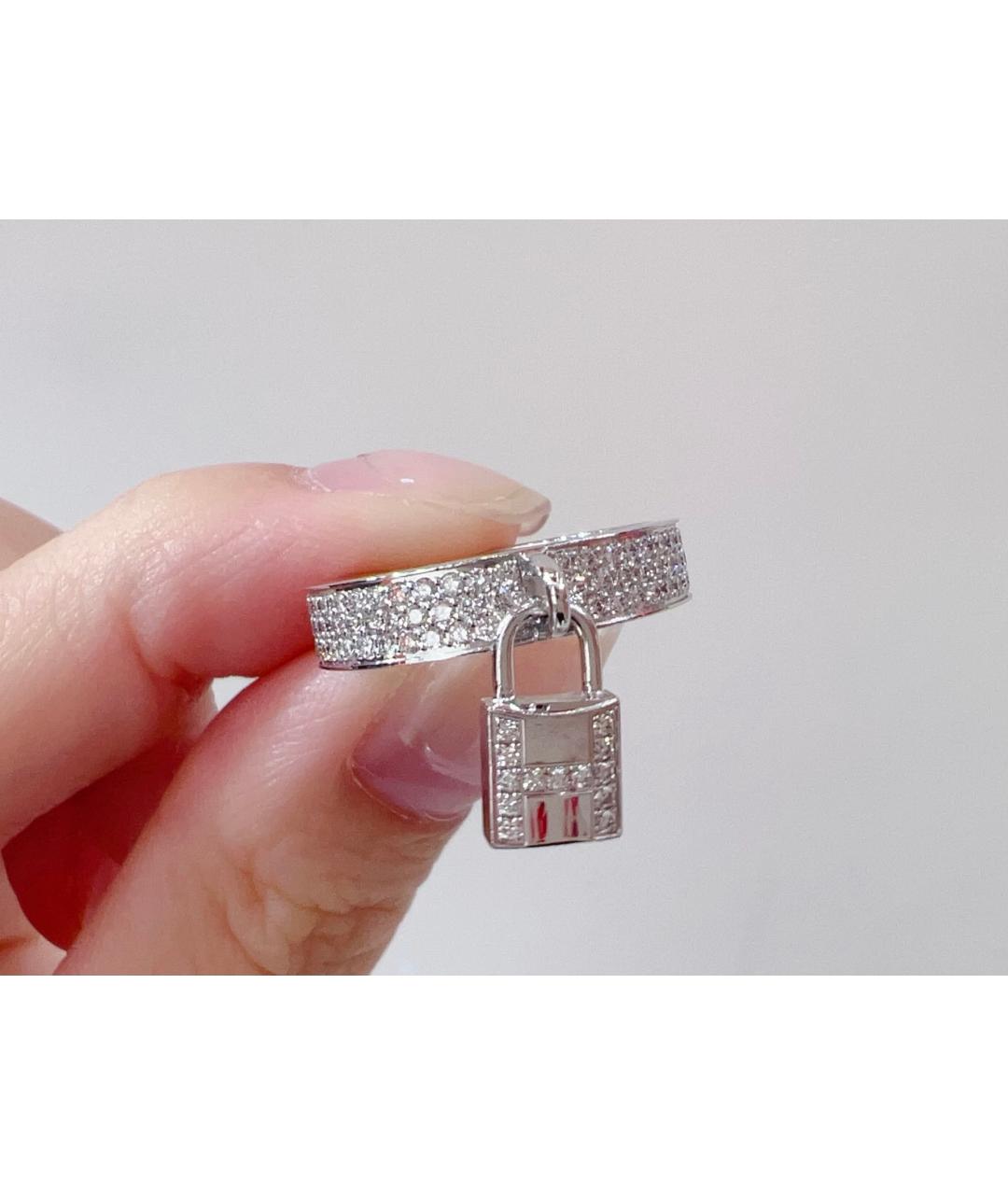 HERMES Серебряное кольцо из белого золота, фото 3