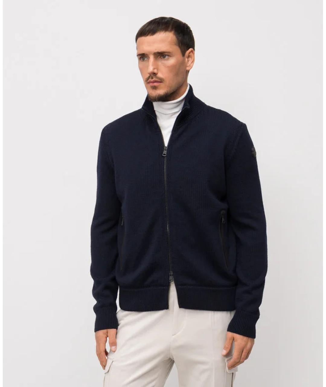 MONCLER Темно-синий кардиган, фото 3