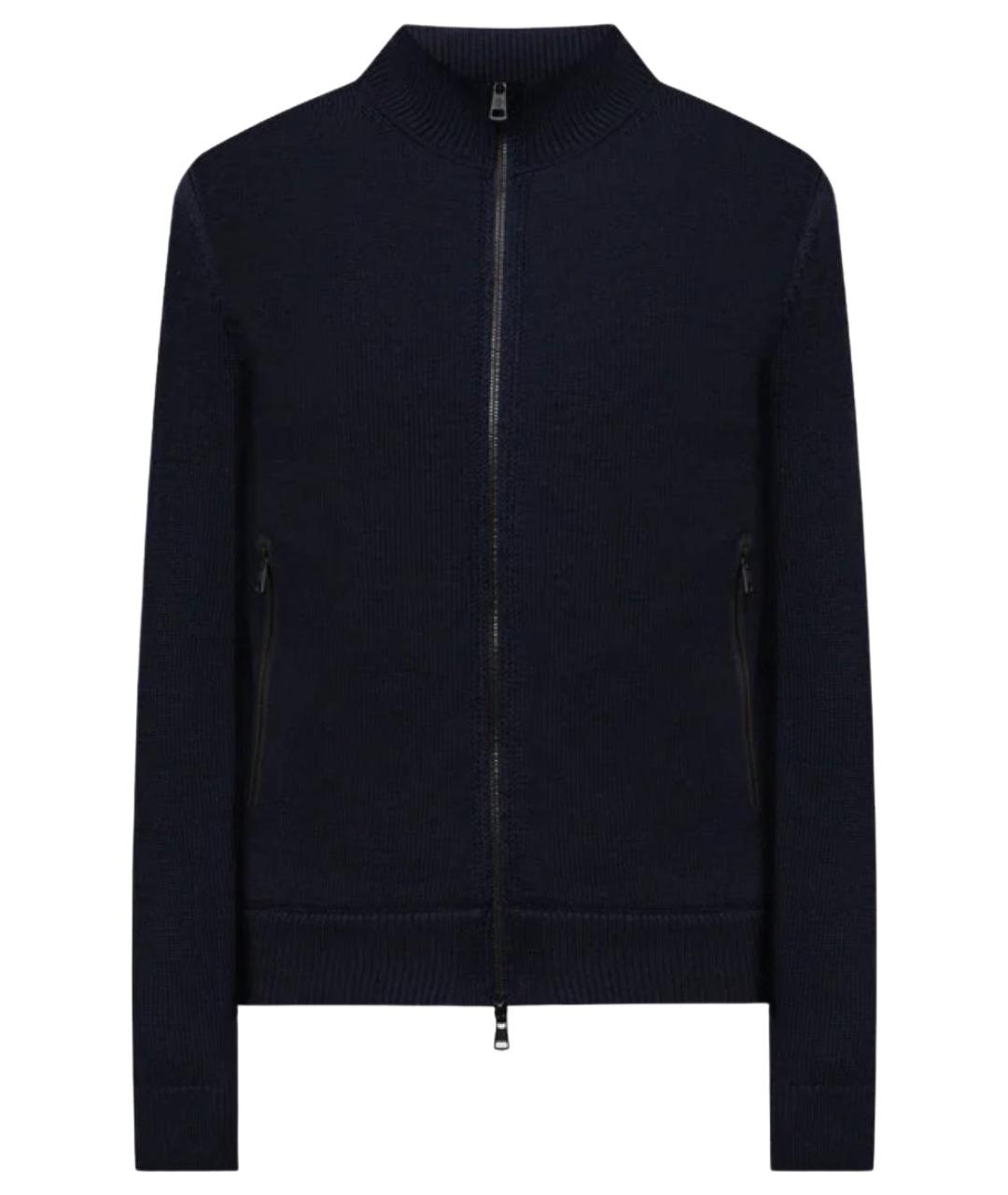 MONCLER Темно-синий кардиган, фото 1