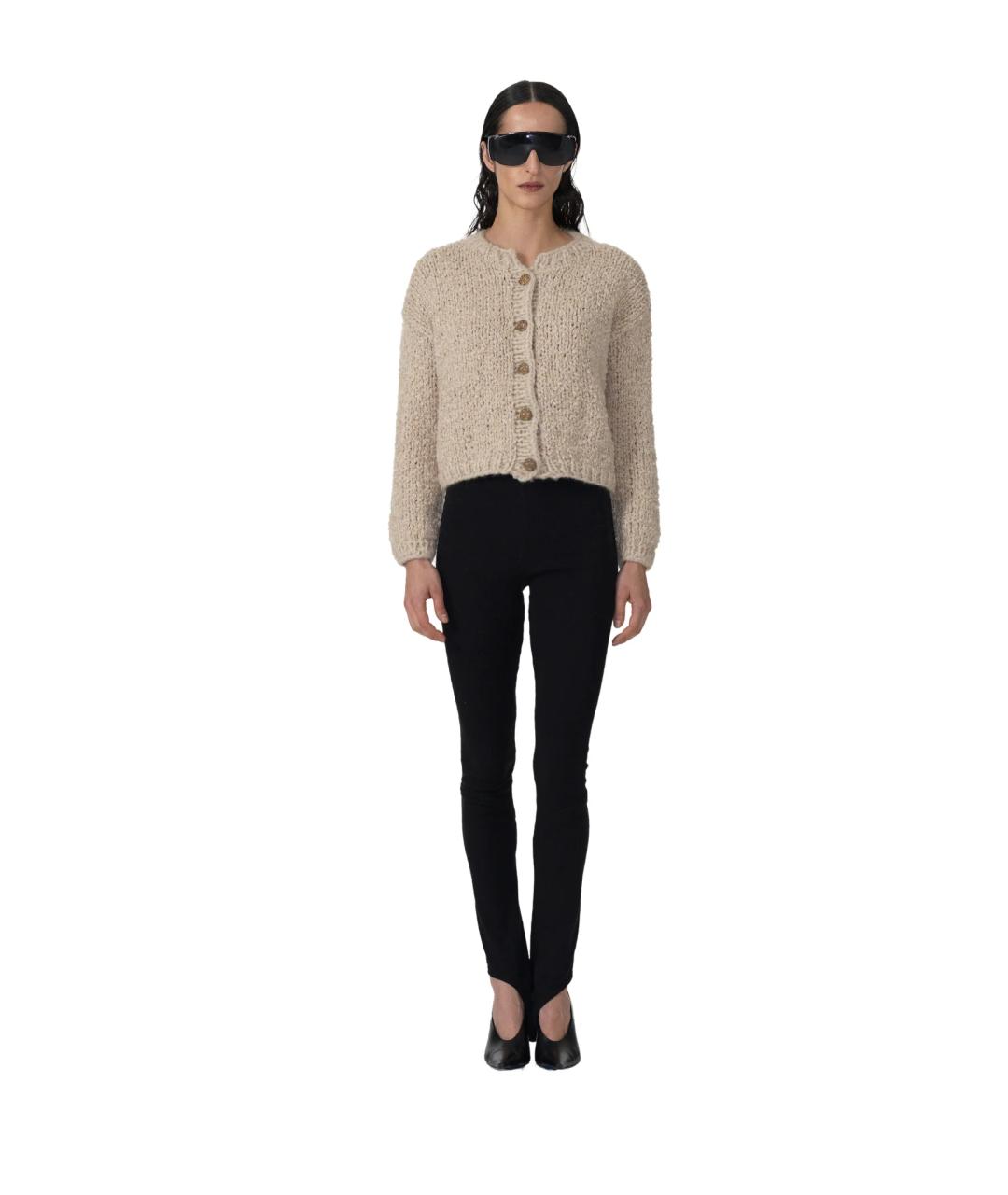 Ella Silla Бежевый кашемировый кардиган, фото 3