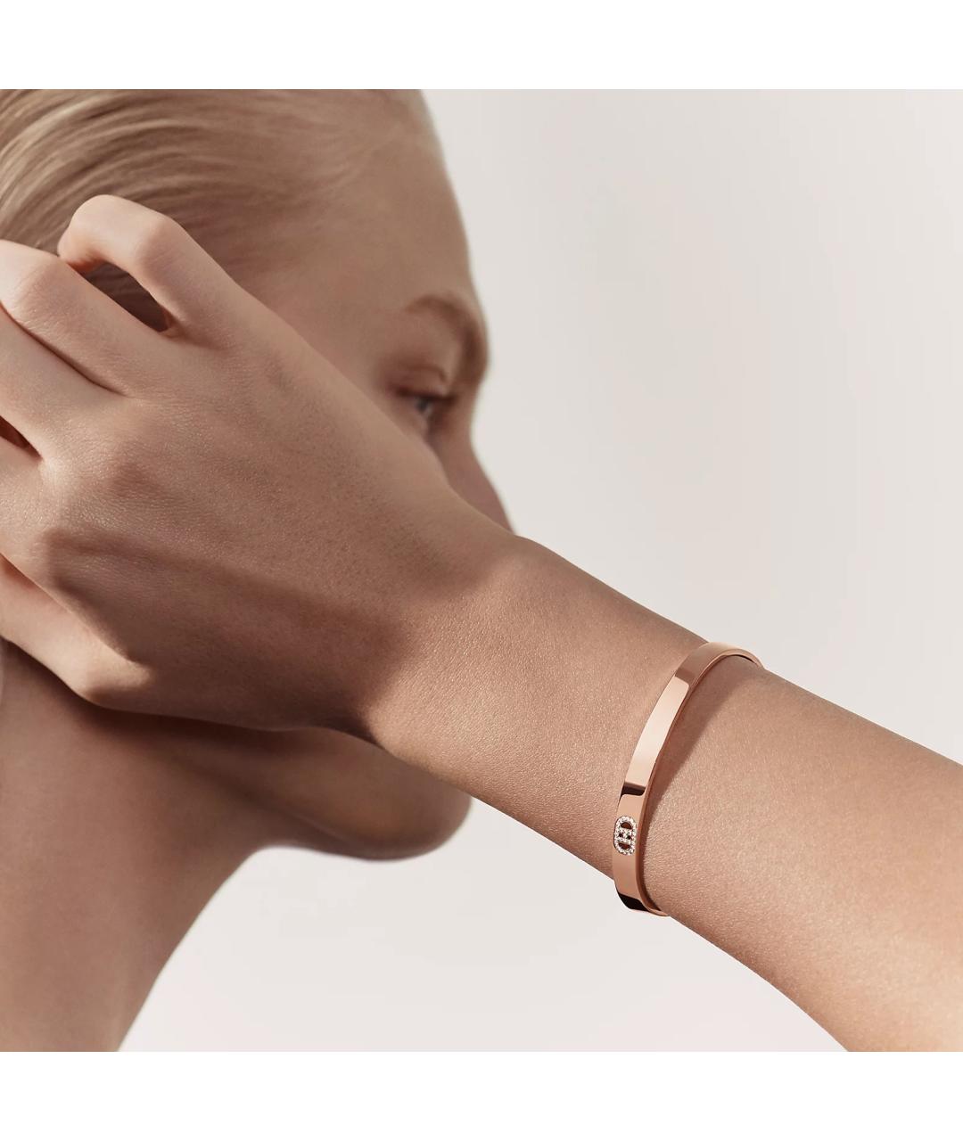 HERMES Золотой браслет из розового золота, фото 3