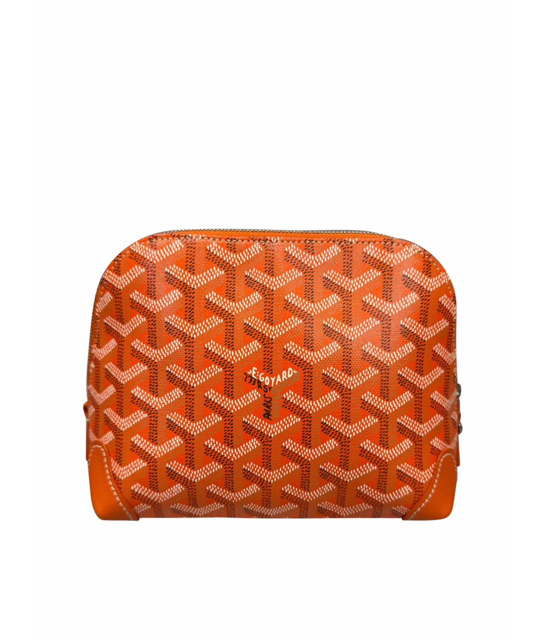 GOYARD Оранжевая косметичка, фото 1