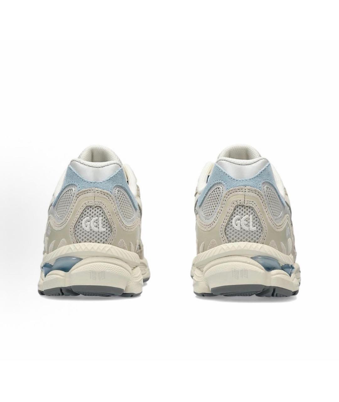 ASICS Бежевые текстильные низкие кроссовки / кеды, фото 4