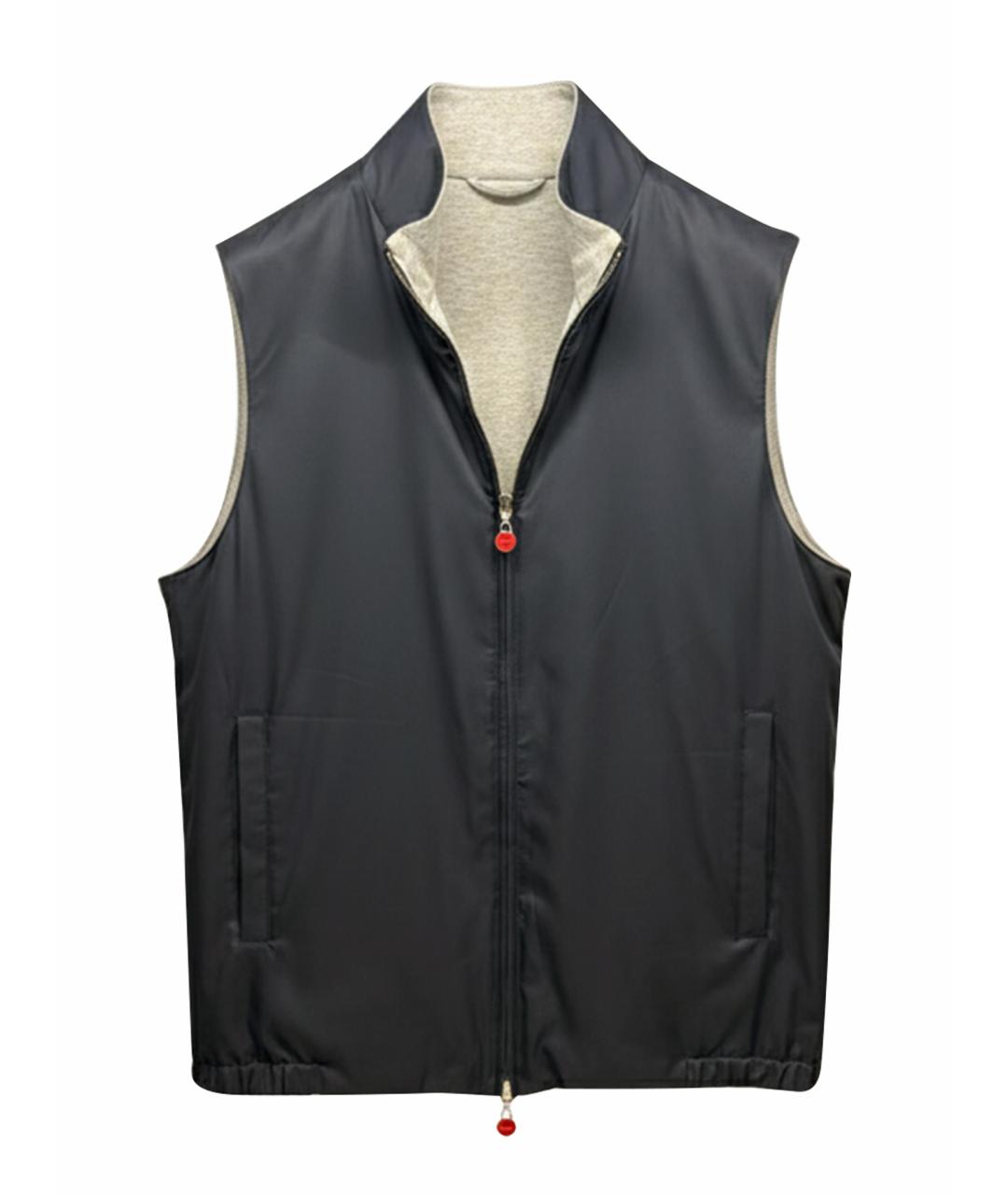 KITON Темно-синий жилет, фото 1