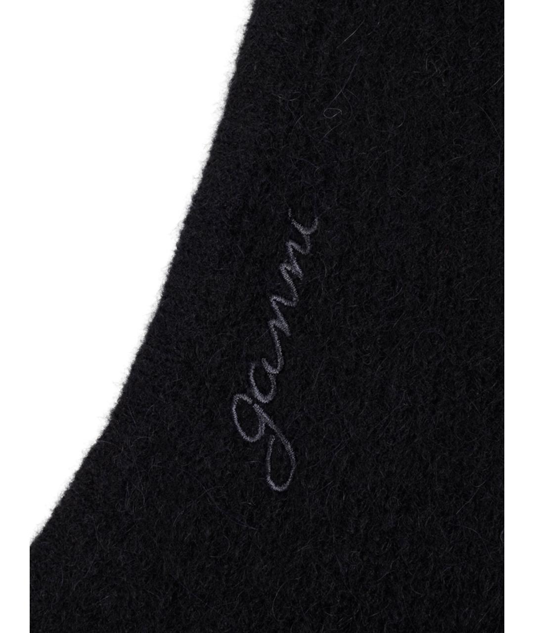 GANNI Черная шапка, фото 3