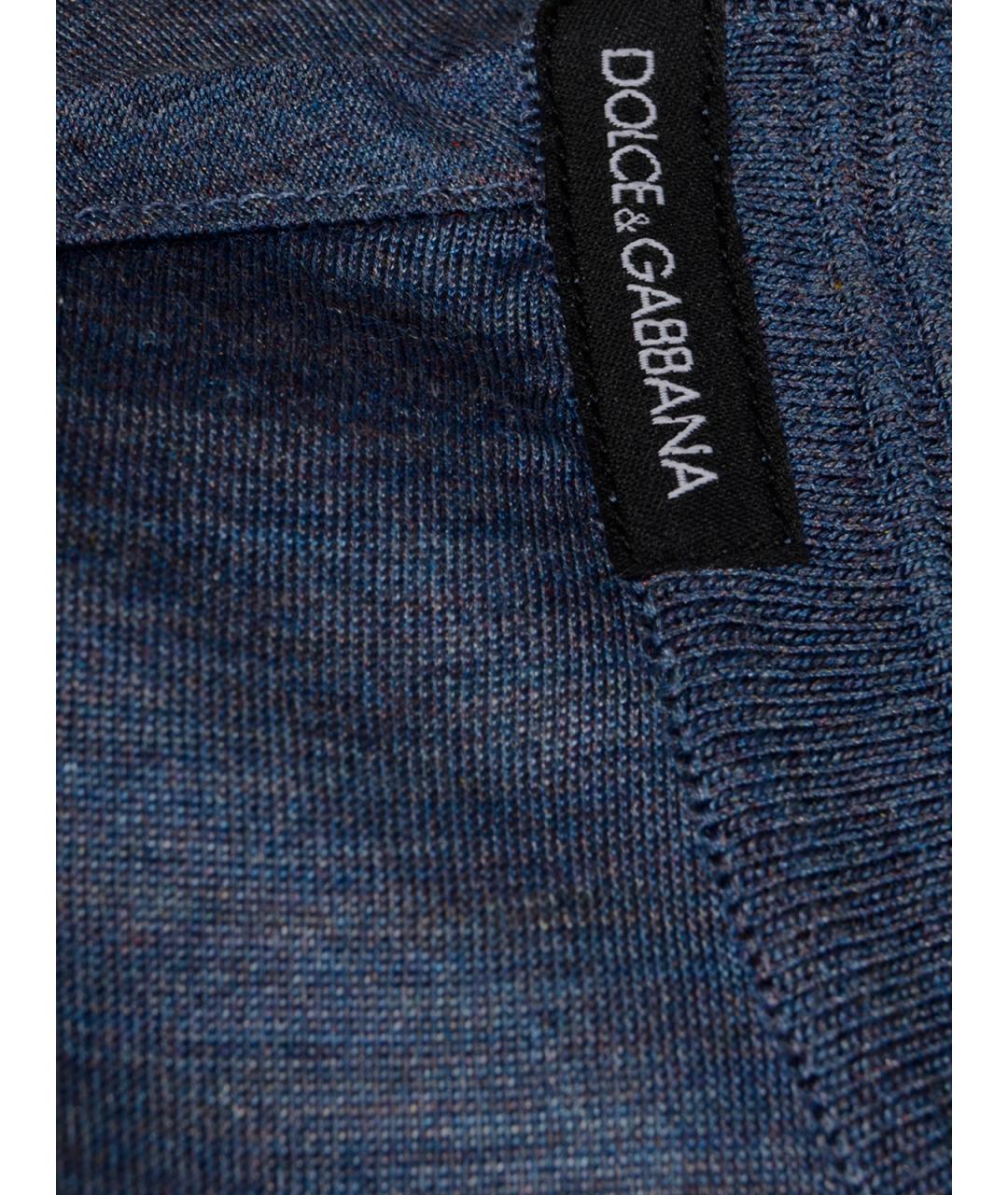 DOLCE&GABBANA Синяя футболка, фото 3