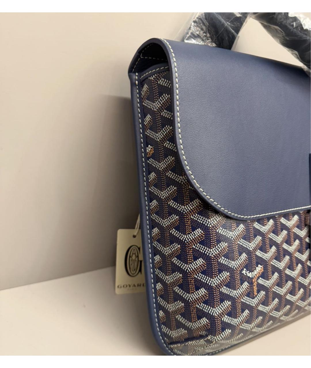 GOYARD Темно-синяя сумка на плечо, фото 3