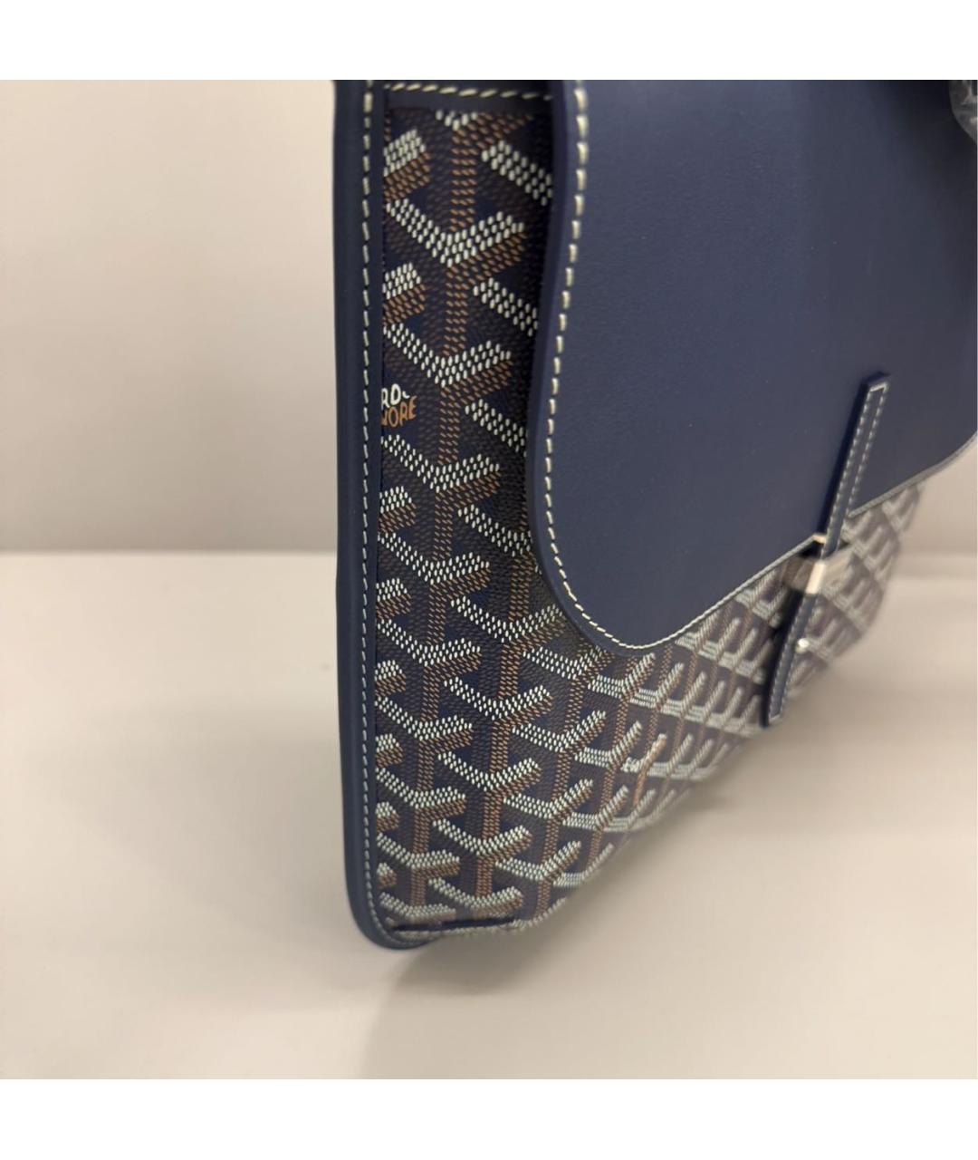 GOYARD Темно-синяя сумка на плечо, фото 4