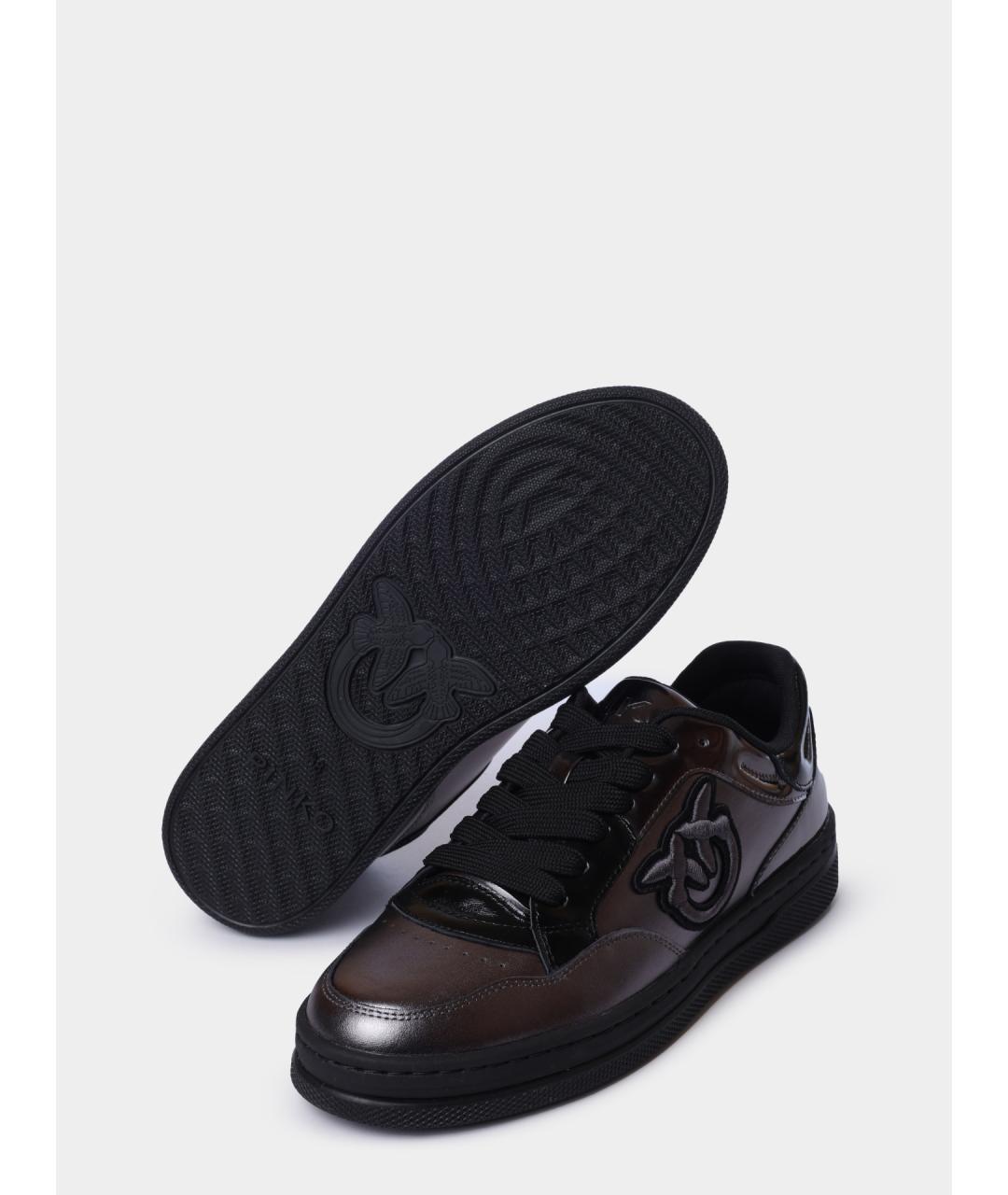 PINKO Черные кеды, фото 4