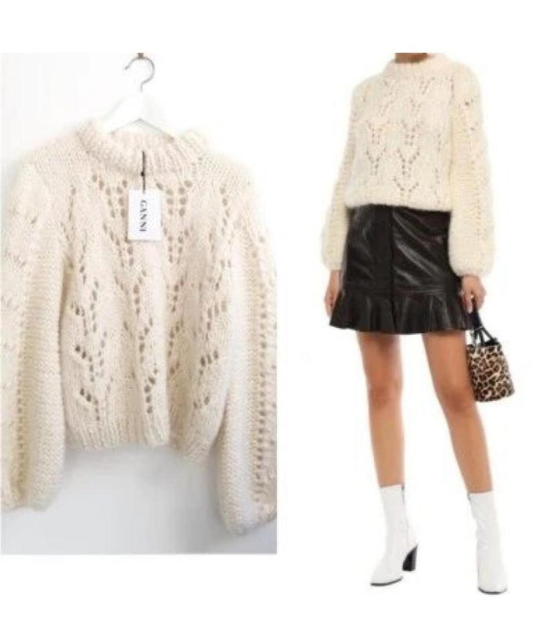 GANNI Шерстяной джемпер / свитер, фото 4