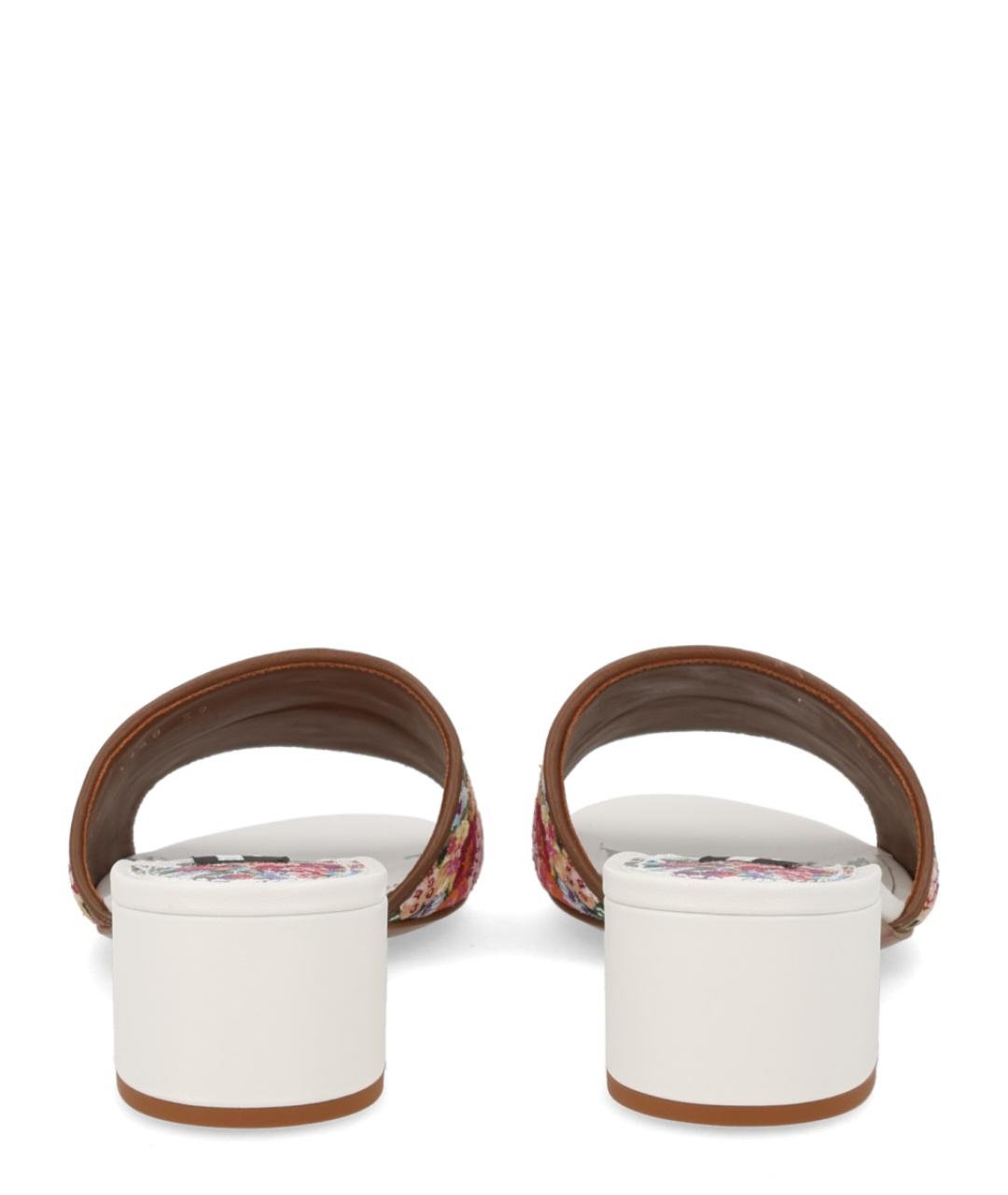 DOLCE&GABBANA Мульти текстильные мюли, фото 4