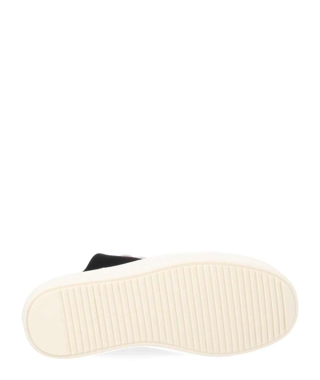 RICK OWENS DRKSHDW Черные текстильные кеды, фото 6