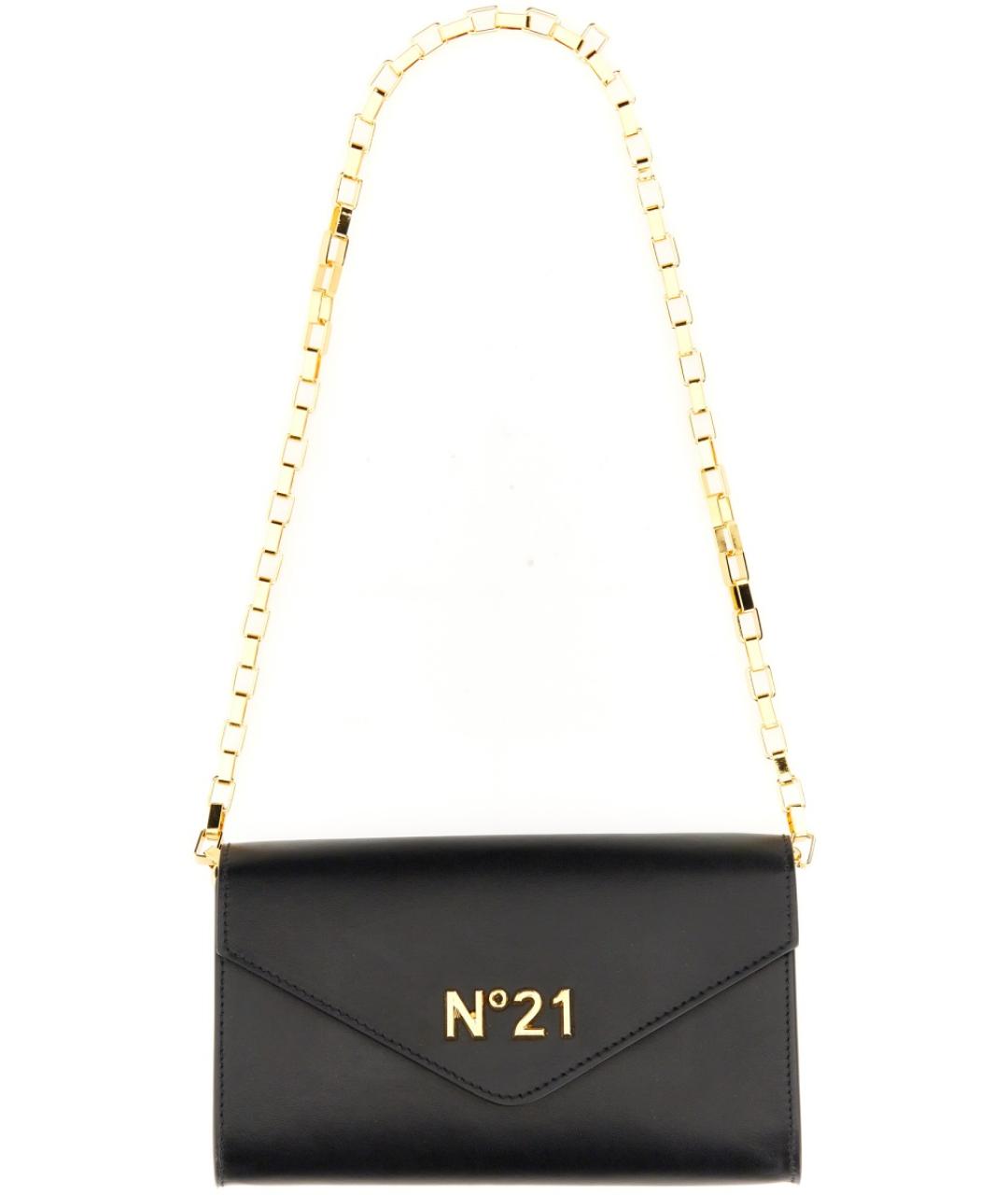 NO. 21 Черный кожаный кошелек, фото 3