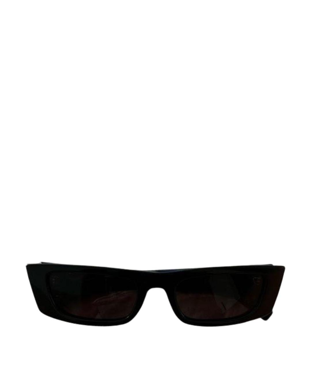 SAINT LAURENT Черные пластиковые солнцезащитные очки, фото 1