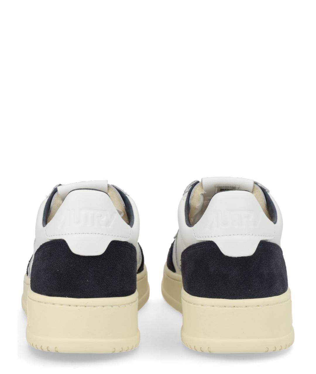 AUTRY Белые кожаные низкие кроссовки / кеды, фото 4